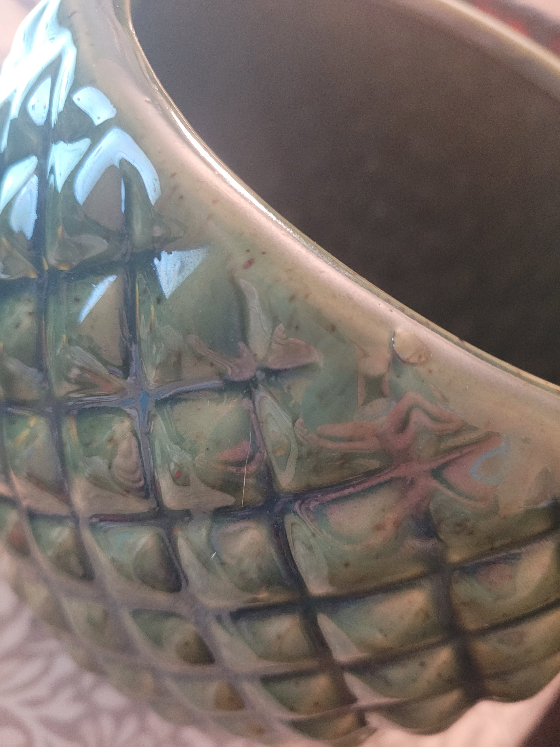 Seville Collection Olive Diamond Ceramic Indoor Planter