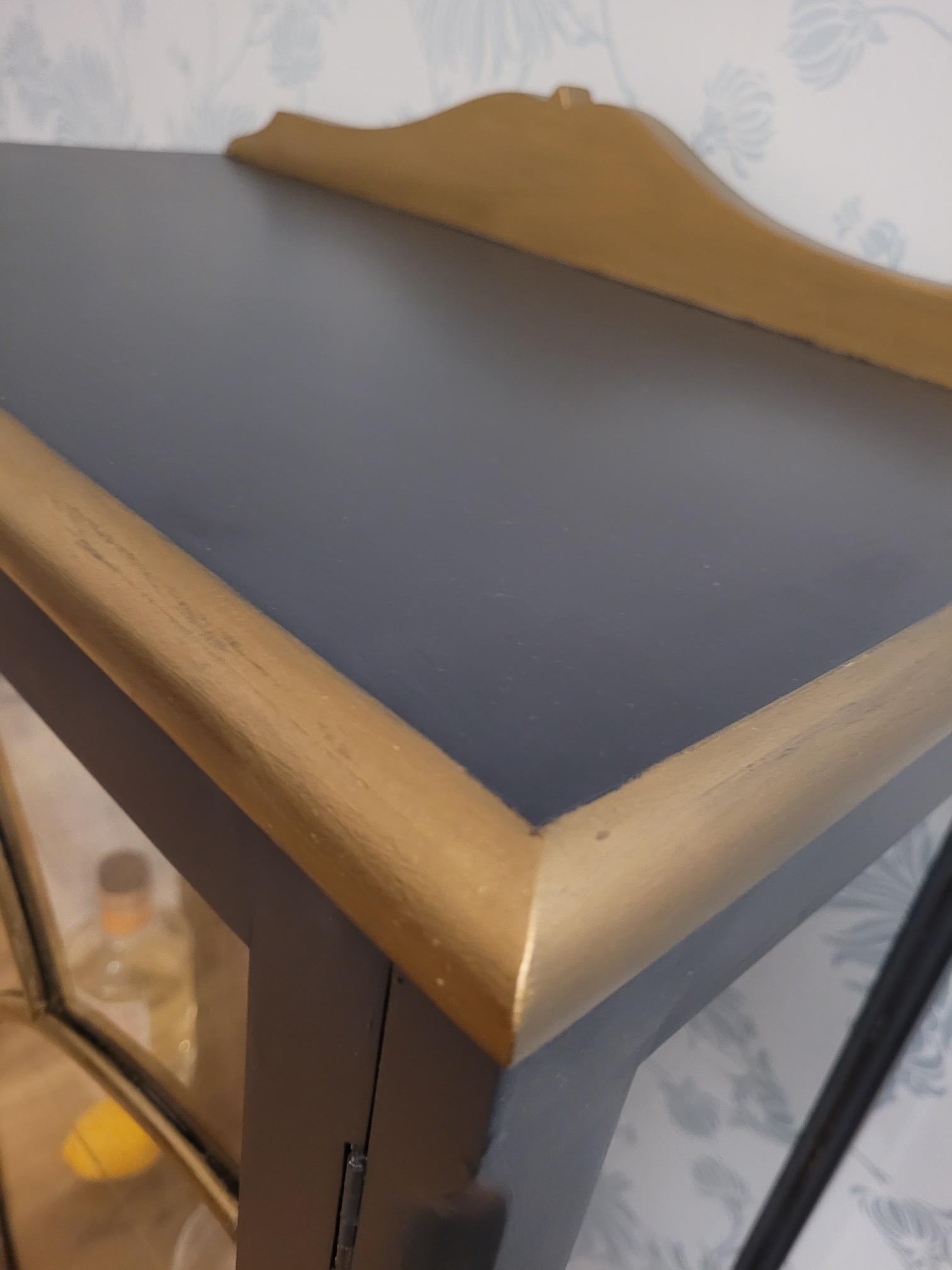 Gin Cabinet / Cocktail Cabinet with unique Tiger Decoupage