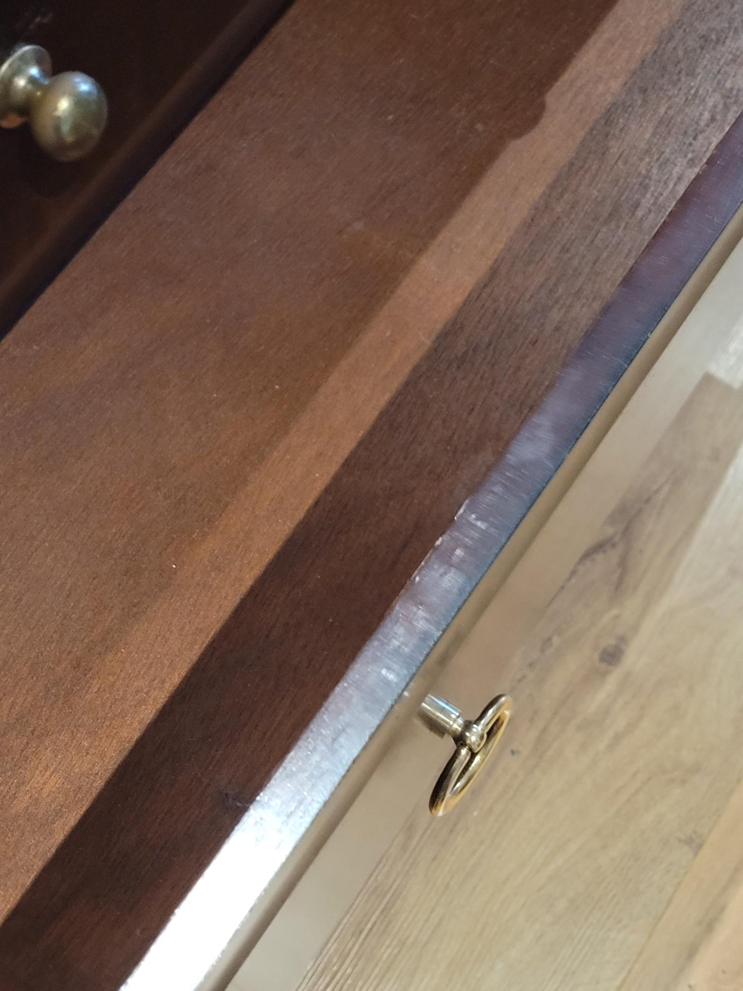 Stag Minstrel Captain’s Chest custom hand-painted commission—8-drawer vintage chest.