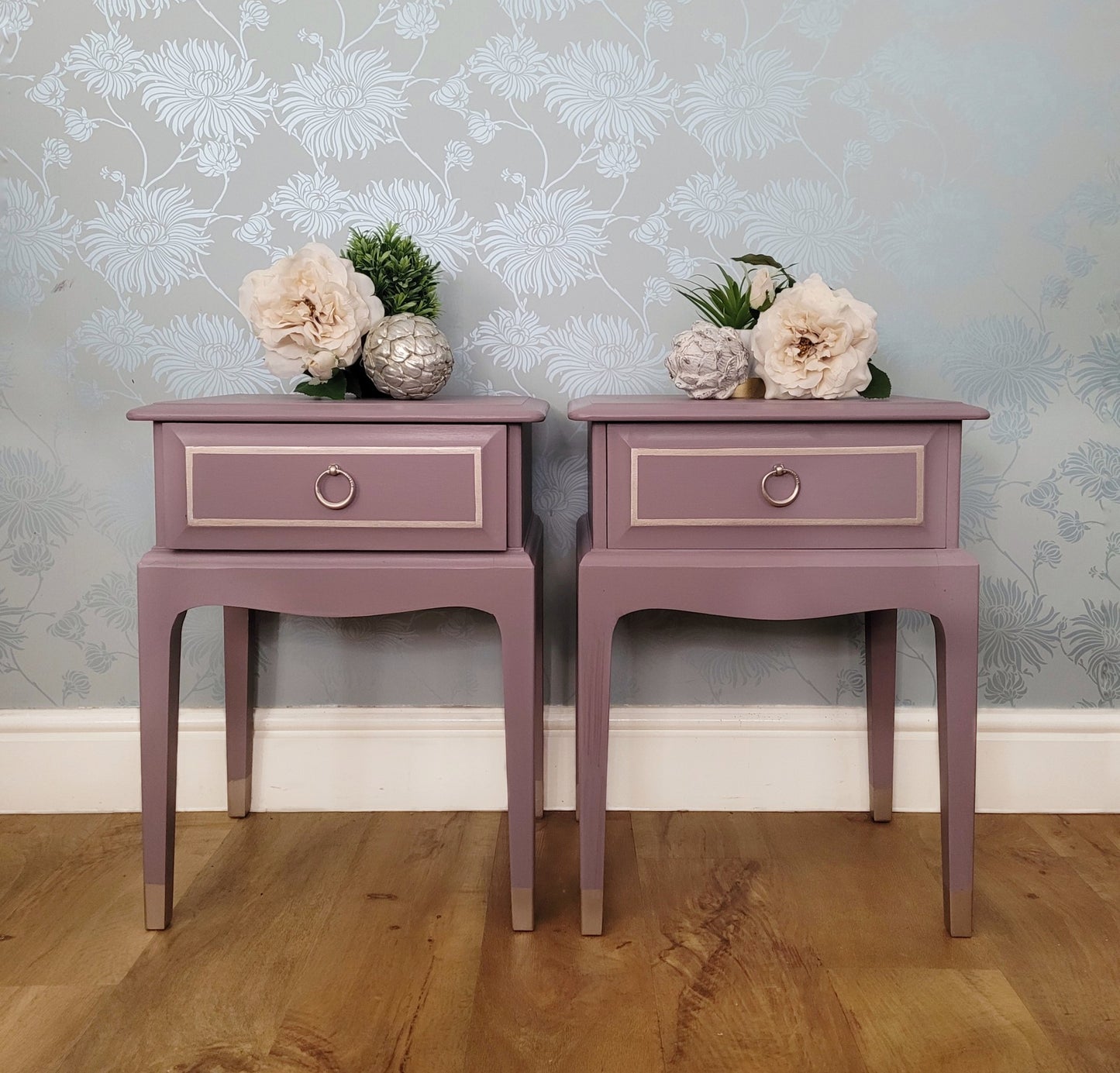 Custom painted to order Stag Minstrel Leggy Bedside Tables - Design Your Own, Choose your own colour paint.