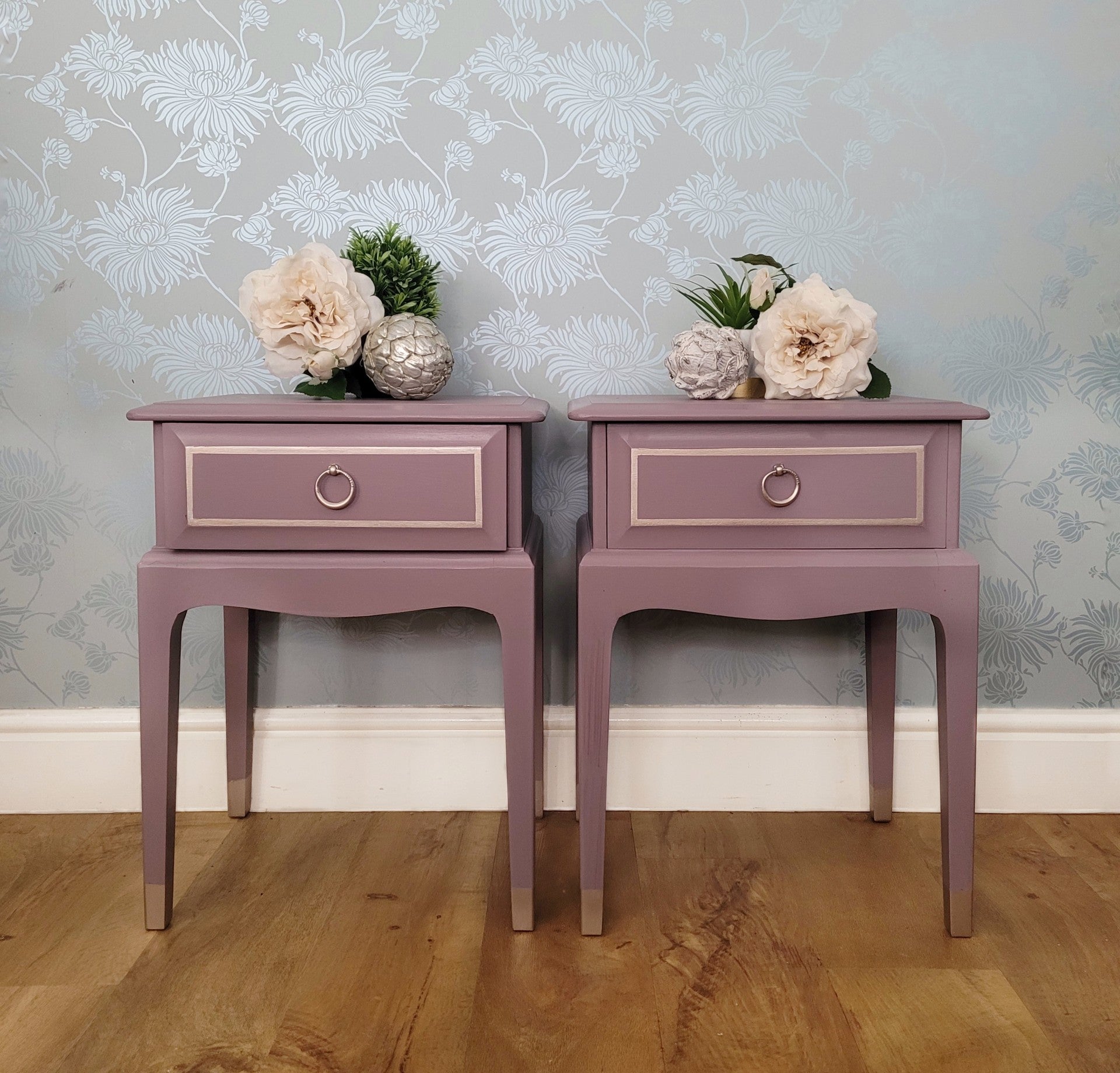 Custom painted to order Stag Minstrel Leggy Bedside Tables - Design Your Own, Choose your own colour paint.
