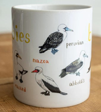 Boobies Ceramic Bird Mug / Nature Inspired Kitchenware / Homeware / Gift for Nature Lovers