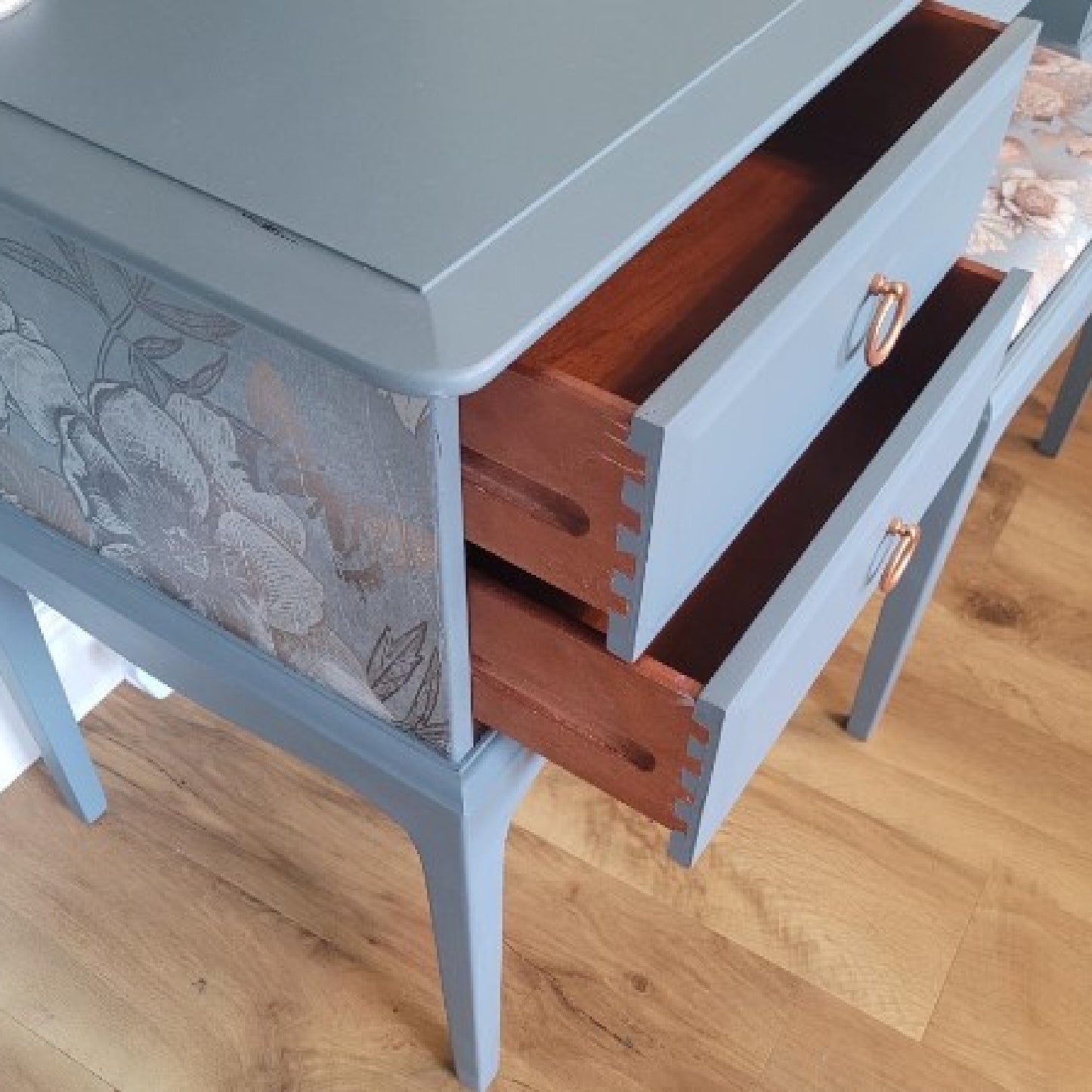 Stag Dressing Table Set | Triple Mirror & Upholstered Stool | Bespoke Bedroom Furniture | Custom Bedroom Decor | CUSTOM ORDER