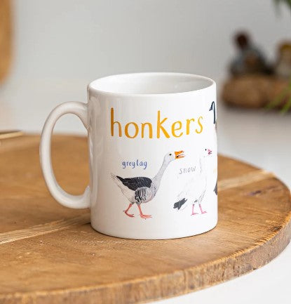 Honkers Ceramic Bird Mug / Kitchenware / Ceramic Gift for Nature and Animal Lovers