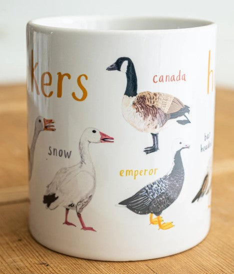 Honkers Ceramic Bird Mug / Kitchenware / Ceramic Gift for Nature and Animal Lovers