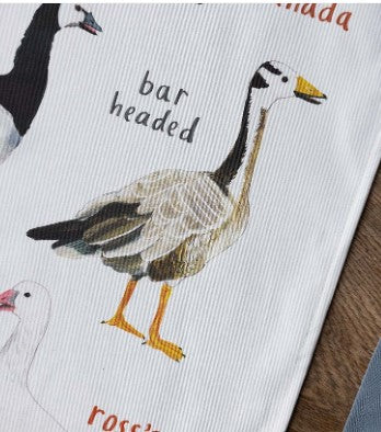 Honkers Tea Towel  / Nature Inspired Gifts / Kitchenware Gifts for Bird Lovers