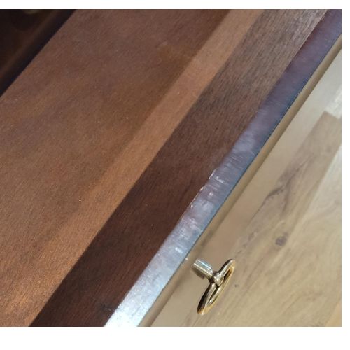 Stag Minstrel Captain’s Chest custom hand-painted commission—8-drawer vintage chest.