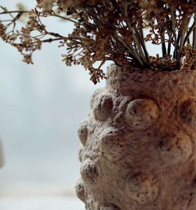 Koba Textured Bobble Vase | Abigail Ahern | Vases and Vessels for Home Interior Styling | Luxury Gifting