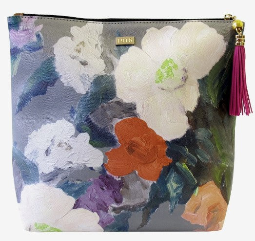 Stunning 1916 Wash Bag - beautiful floral design for cosmetics, skin care or toiletries, ideal gift for friend / loved one