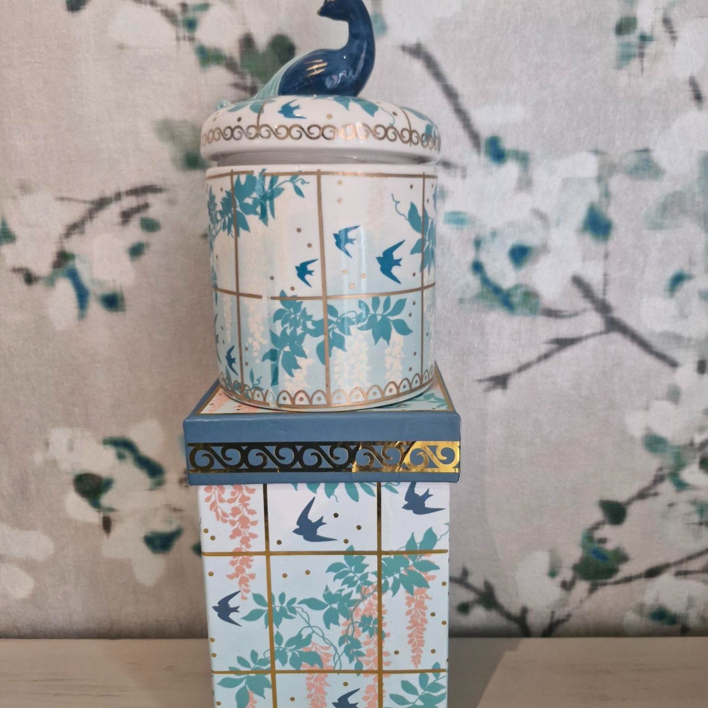 Jar and box together.