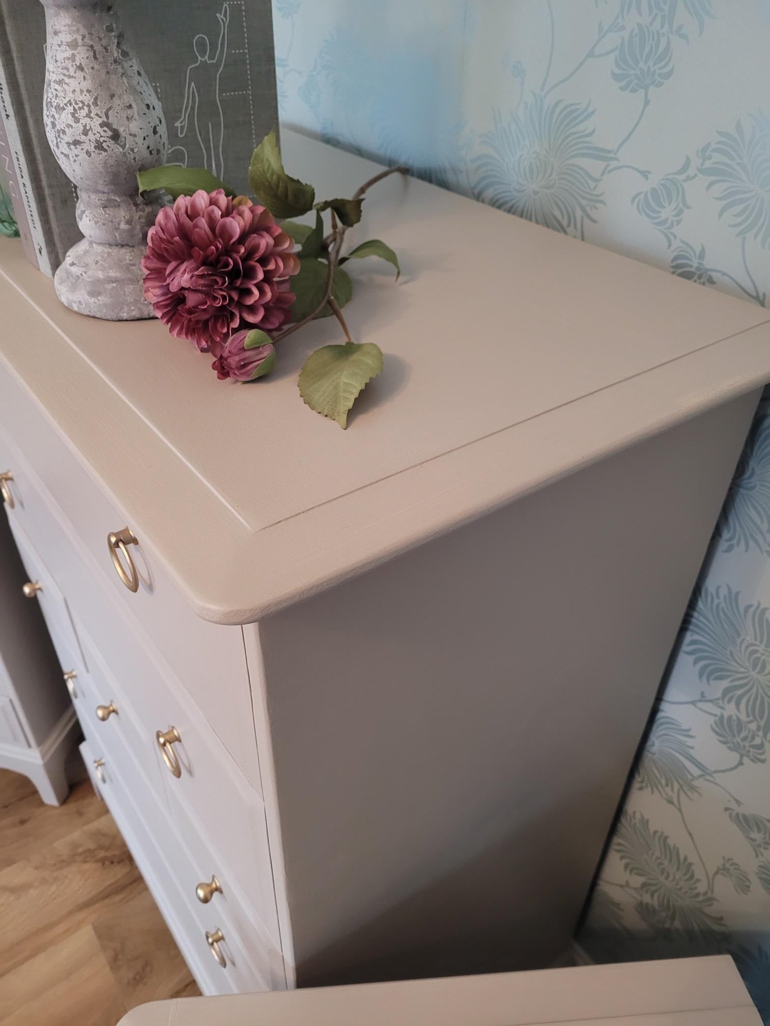 CUSTOM ORDER: Stag Minstrel Tall Boy / Seven Drawer Chest of Drawers / Bedroom Furniture / Living Room Furniture  / Bespoke Hand Painted Furniture