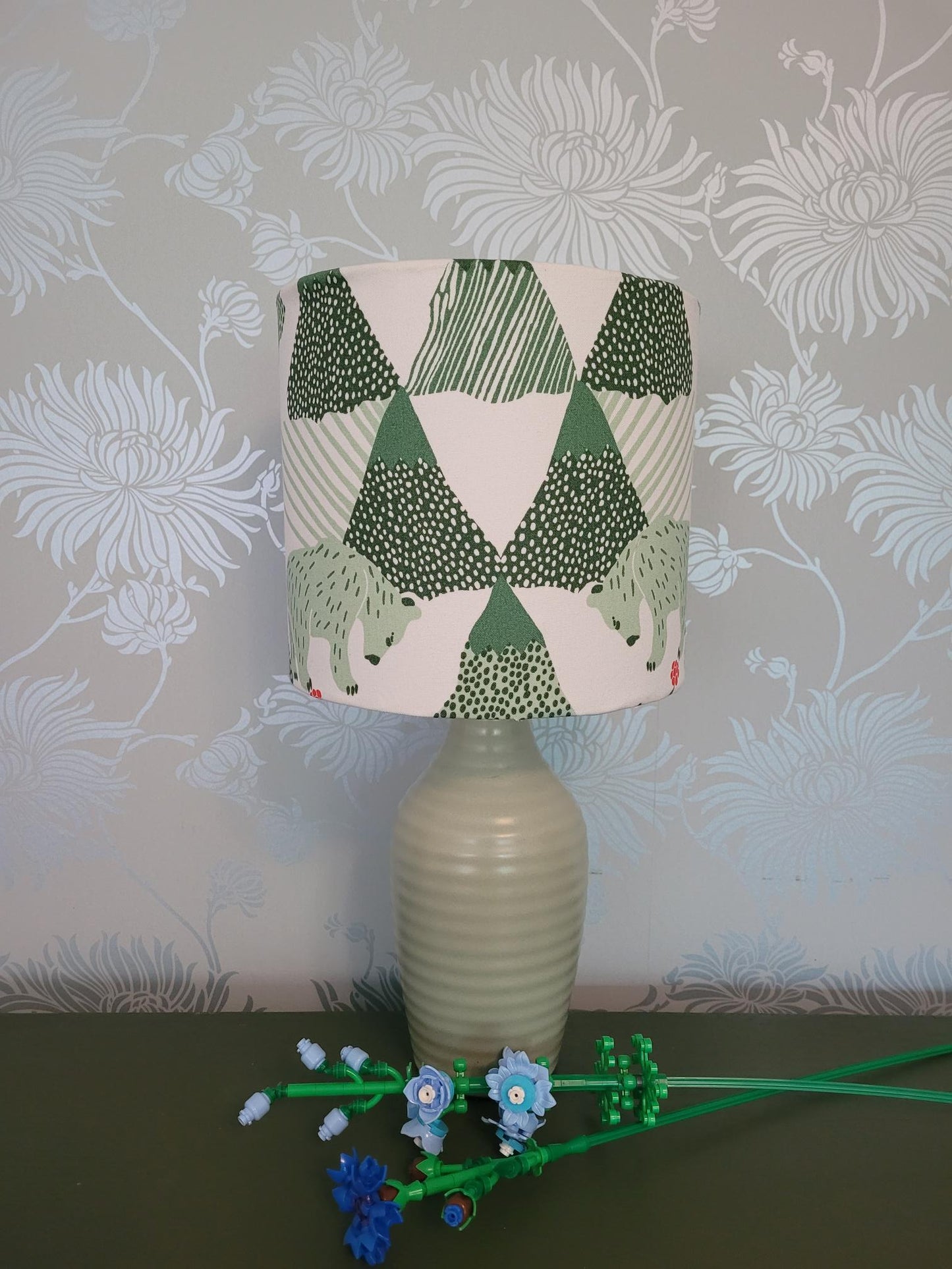 Scandinavian / Nordic 20cm Lampshade Winter Forest Polar Bears for Children's Room / Nursery