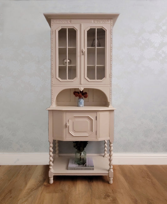 1930's Vintage Barley Twist Cabinet