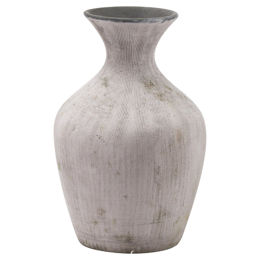 Bloomville Ellipse Stone Earthy Textured Vase