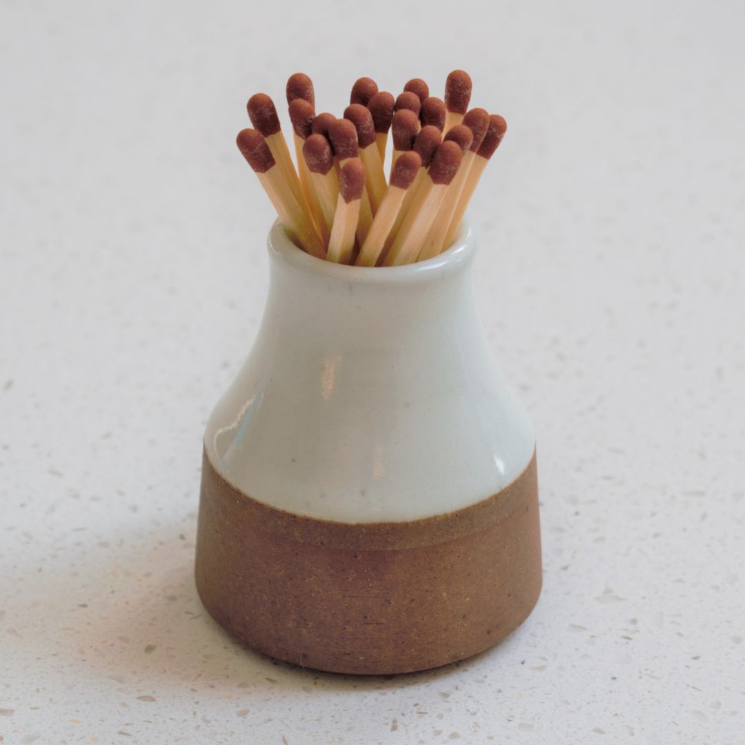 Handmade Ceramic Match Striker with Various Glaze Options – Functional and Stylish | Festive Lighting | Cosy Gift Accessory