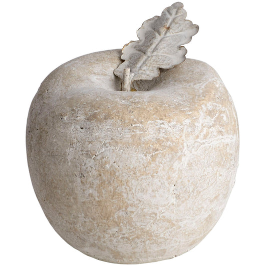 Medium Rustic Stone Apple Ornament