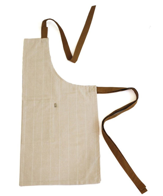 Wild Stripe Apron Clay