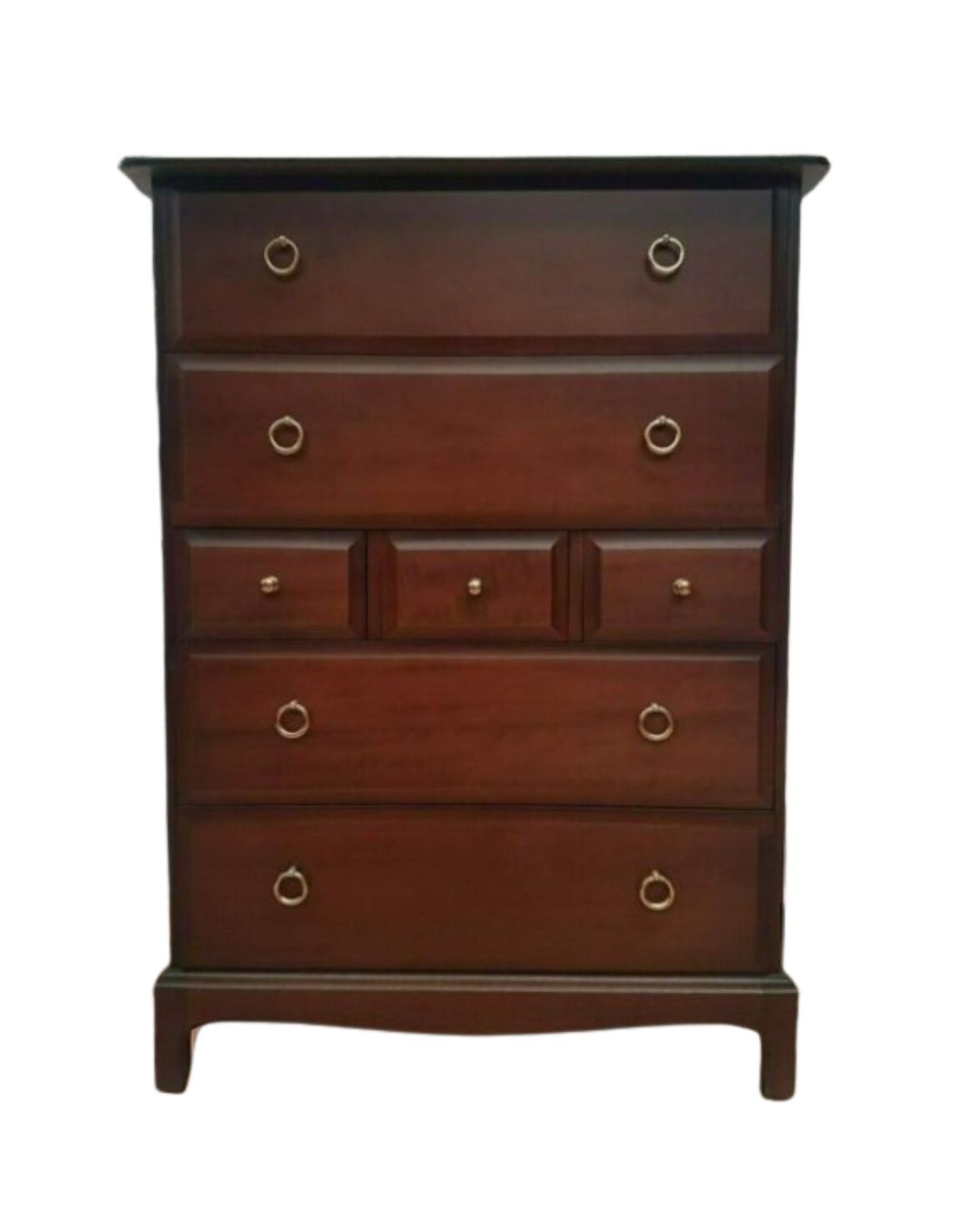 CUSTOM ORDER: Stag Minstrel Tall Boy / Seven Drawer Chest of Drawers / Bedroom Furniture / Living Room Furniture  / Bespoke Hand Painted Furniture
