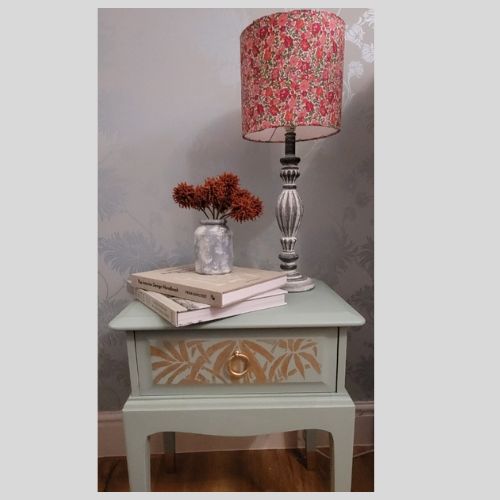 Liberty of London Floral Cotton Drum Table Lamp