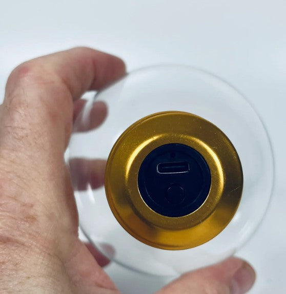 Cordless USB LED Lightbulb | Spiral Filament Lightbulb