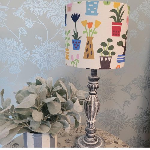 20cm Drum Lampshade, Children's Room, Baby room, Children's and Baby Decor, Plants and Botanicals