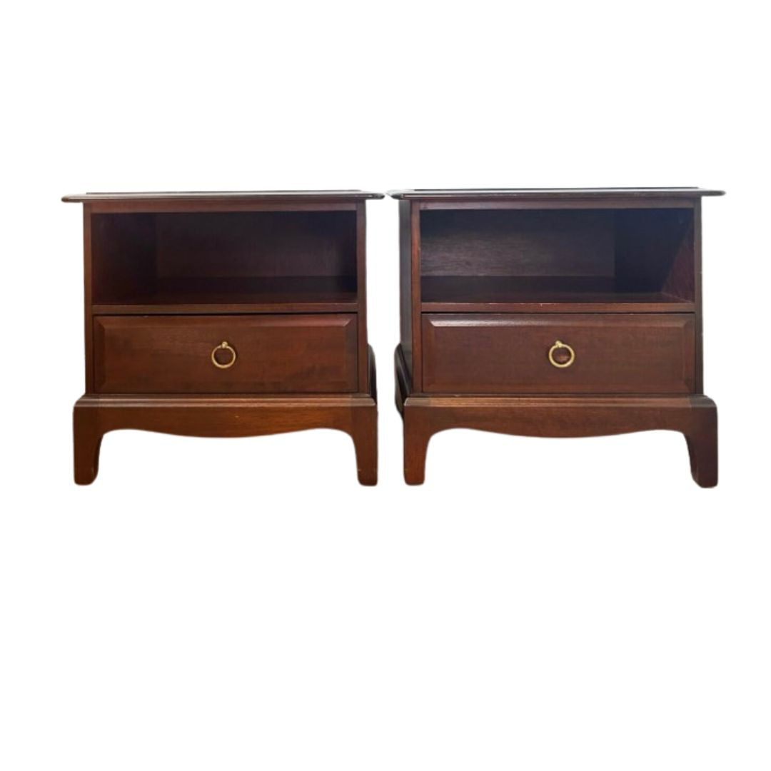 Custom Order | Stag Minstrel Letterbox Bedside Tables | Hand Painted Bespoke Commission | Fusion Mineral Paint