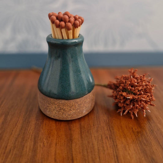 Handmade Ceramic Match Striker with Various Glaze Options – Functional and Stylish | Festive Lighting | Cosy Gift Accessory